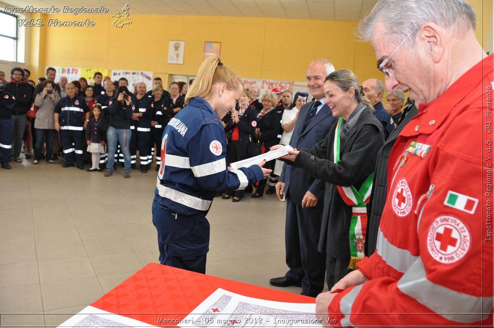 Moncalieri - 05 maggio 2012 - Inaugurazione Via - Croce Rossa Italiana - Isp. Regionale Volontari del Soccorso Piemonte