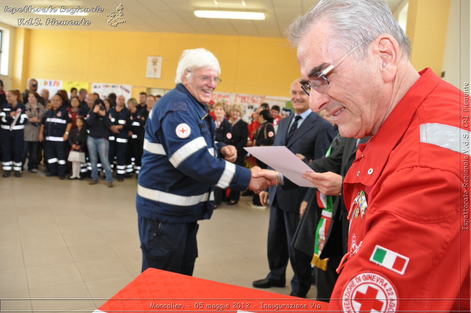 Moncalieri - 05 maggio 2012 - Inaugurazione Via - Croce Rossa Italiana - Isp. Regionale Volontari del Soccorso Piemonte