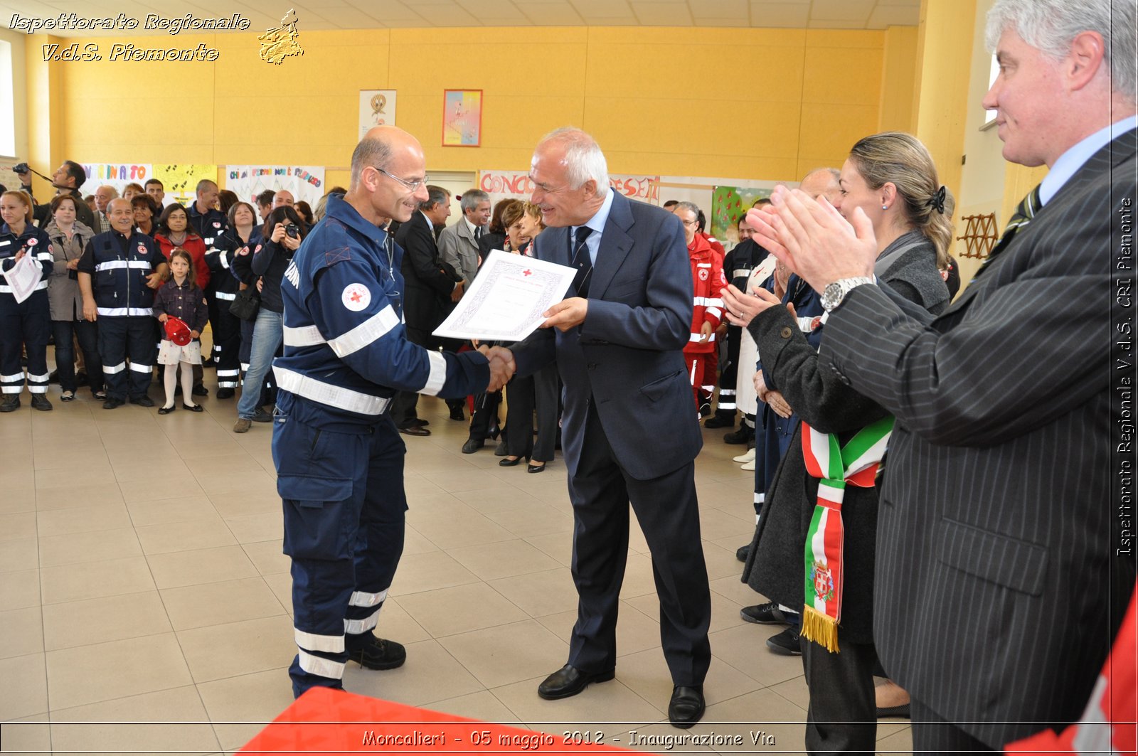 Moncalieri - 05 maggio 2012 - Inaugurazione Via - Croce Rossa Italiana - Isp. Regionale Volontari del Soccorso Piemonte