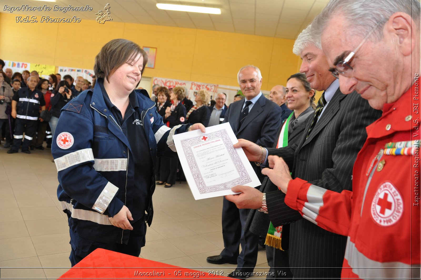 Moncalieri - 05 maggio 2012 - Inaugurazione Via - Croce Rossa Italiana - Isp. Regionale Volontari del Soccorso Piemonte