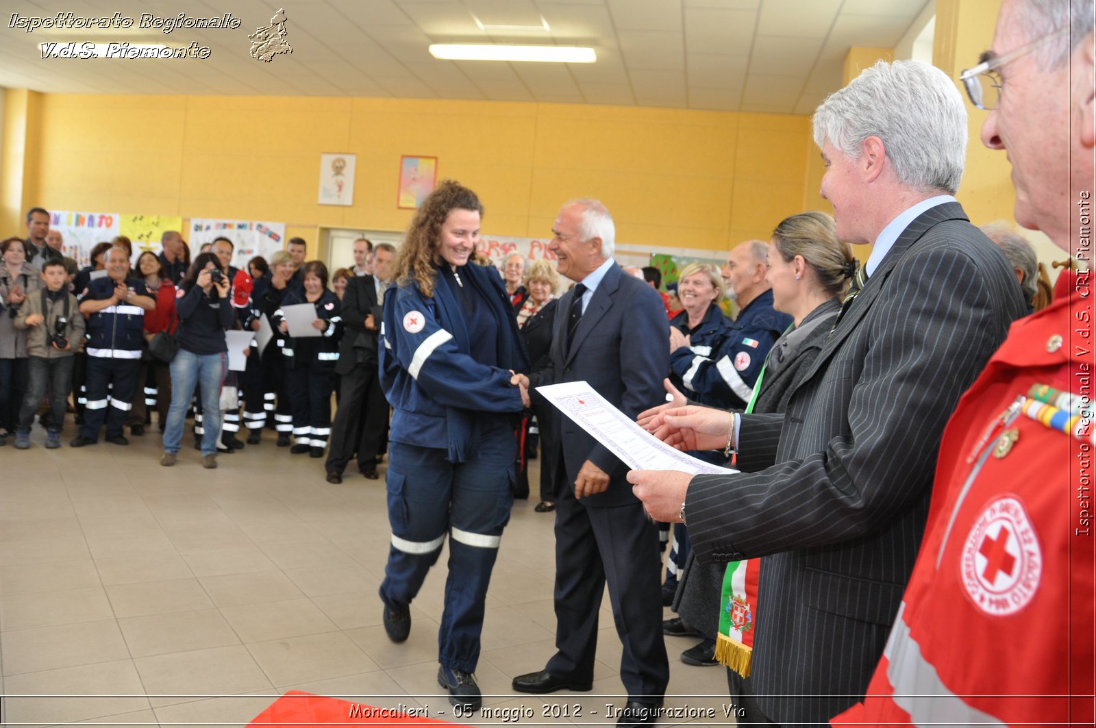 Moncalieri - 05 maggio 2012 - Inaugurazione Via - Croce Rossa Italiana - Isp. Regionale Volontari del Soccorso Piemonte