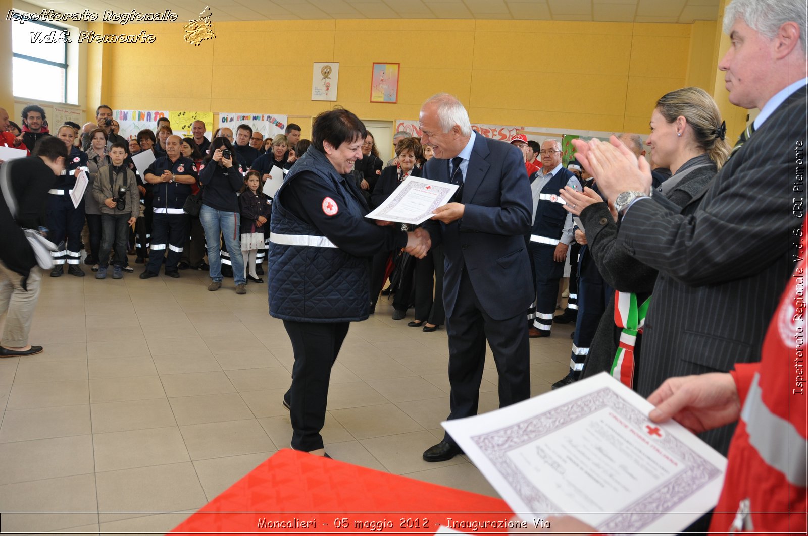 Moncalieri - 05 maggio 2012 - Inaugurazione Via - Croce Rossa Italiana - Isp. Regionale Volontari del Soccorso Piemonte