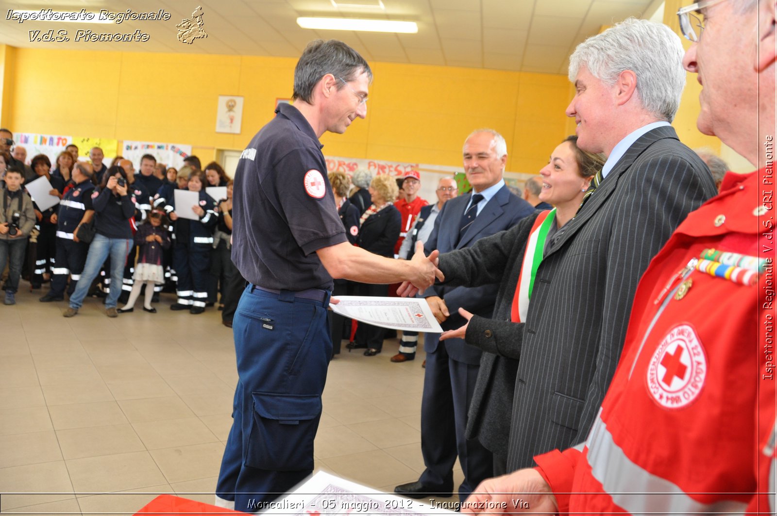 Moncalieri - 05 maggio 2012 - Inaugurazione Via - Croce Rossa Italiana - Isp. Regionale Volontari del Soccorso Piemonte