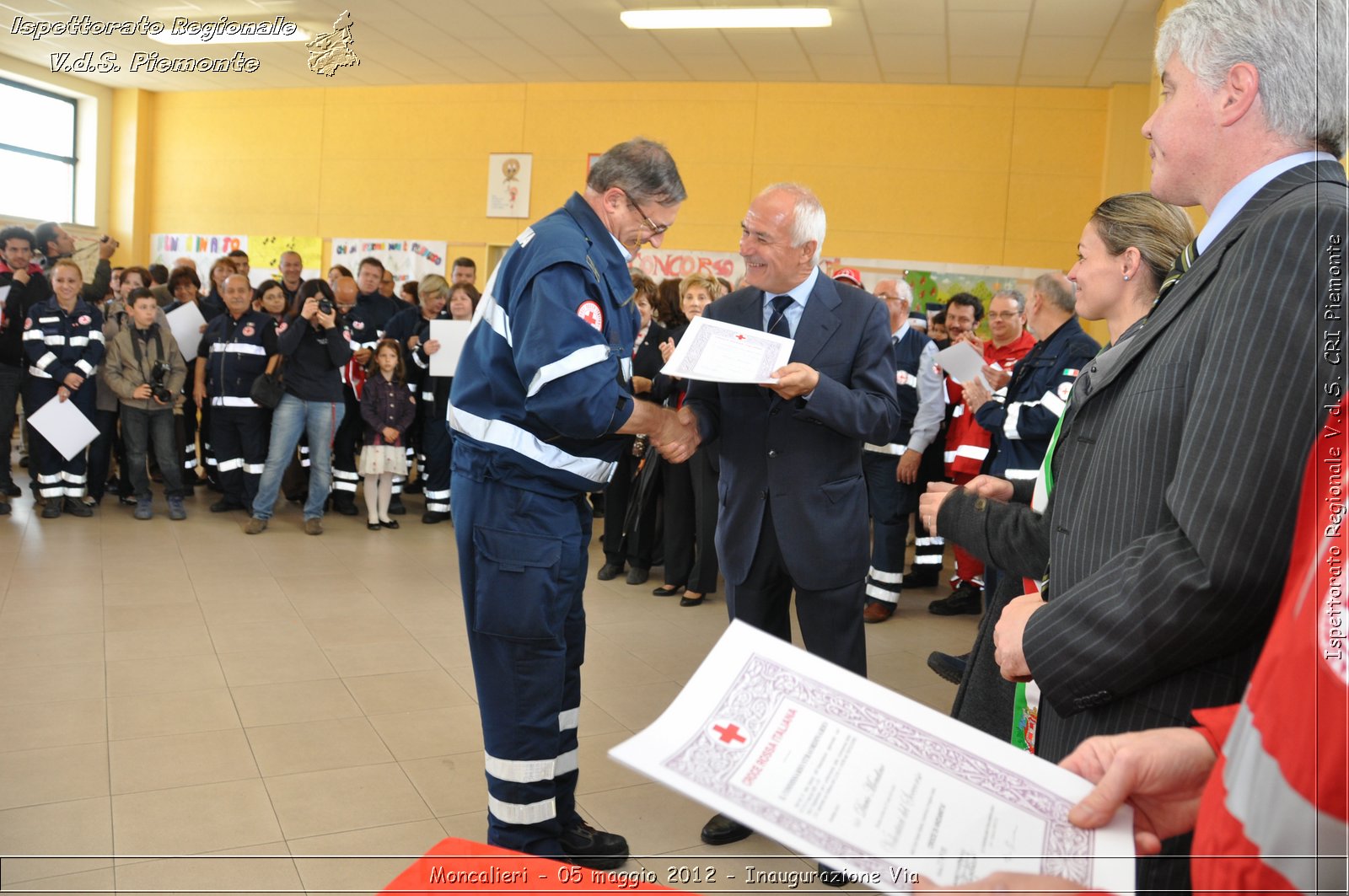 Moncalieri - 05 maggio 2012 - Inaugurazione Via - Croce Rossa Italiana - Isp. Regionale Volontari del Soccorso Piemonte