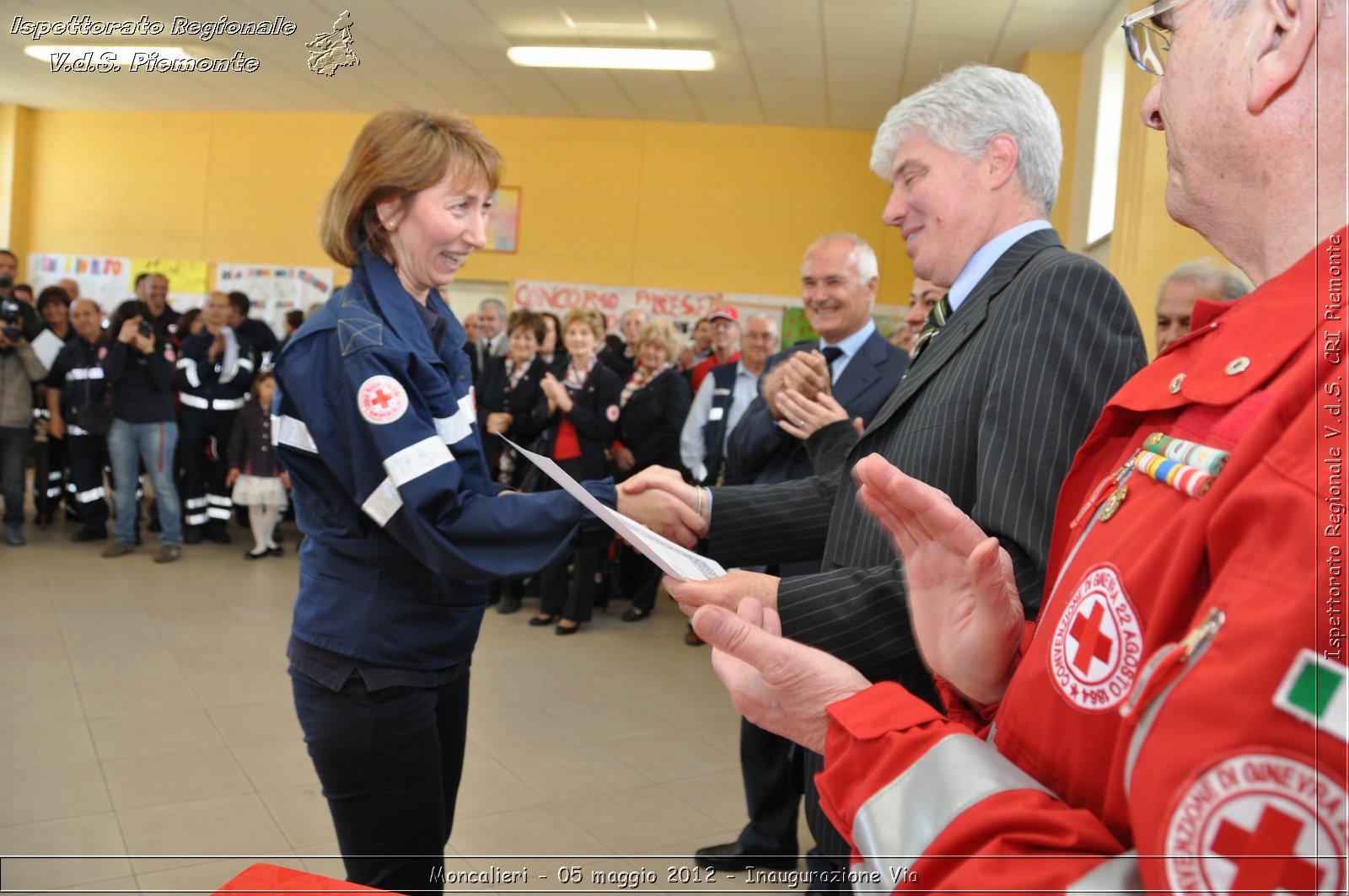 Moncalieri - 05 maggio 2012 - Inaugurazione Via - Croce Rossa Italiana - Isp. Regionale Volontari del Soccorso Piemonte