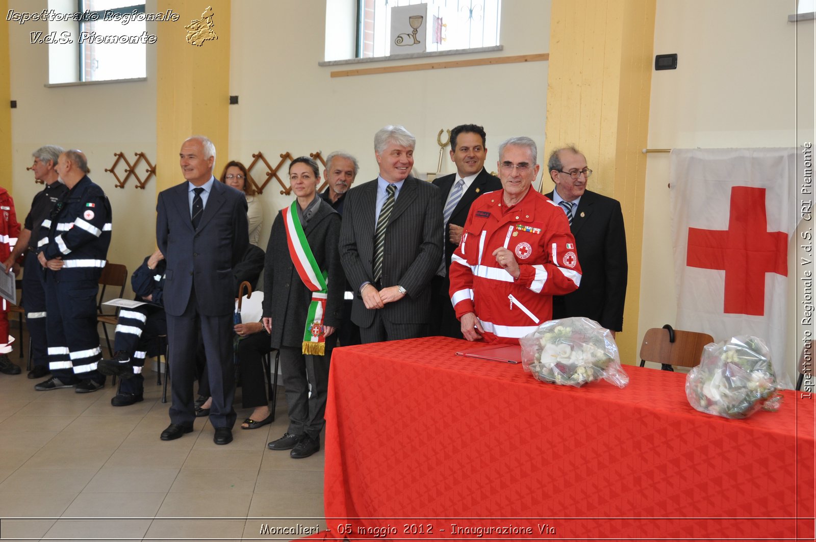 Moncalieri - 05 maggio 2012 - Inaugurazione Via - Croce Rossa Italiana - Isp. Regionale Volontari del Soccorso Piemonte