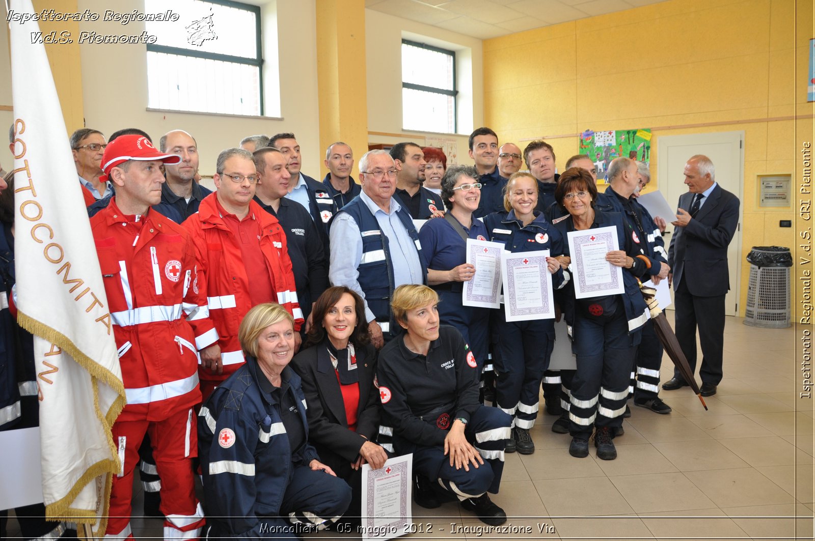 Moncalieri - 05 maggio 2012 - Inaugurazione Via - Croce Rossa Italiana - Isp. Regionale Volontari del Soccorso Piemonte