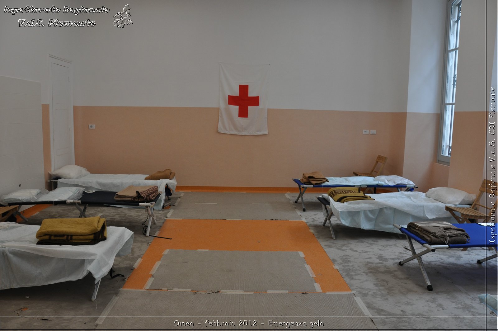 Cuneo - febbraio 2012 - Emergenza gelo - Croce Rossa Italiana - Ispettorato Regionale Volontari del Soccorso Piemonte