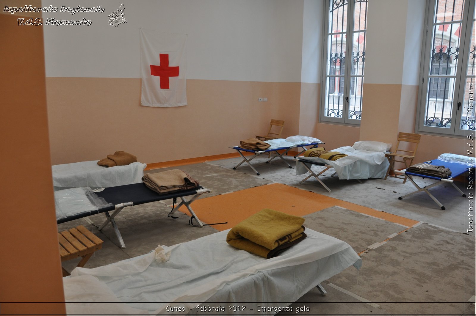 Cuneo - febbraio 2012 - Emergenza gelo - Croce Rossa Italiana - Ispettorato Regionale Volontari del Soccorso Piemonte