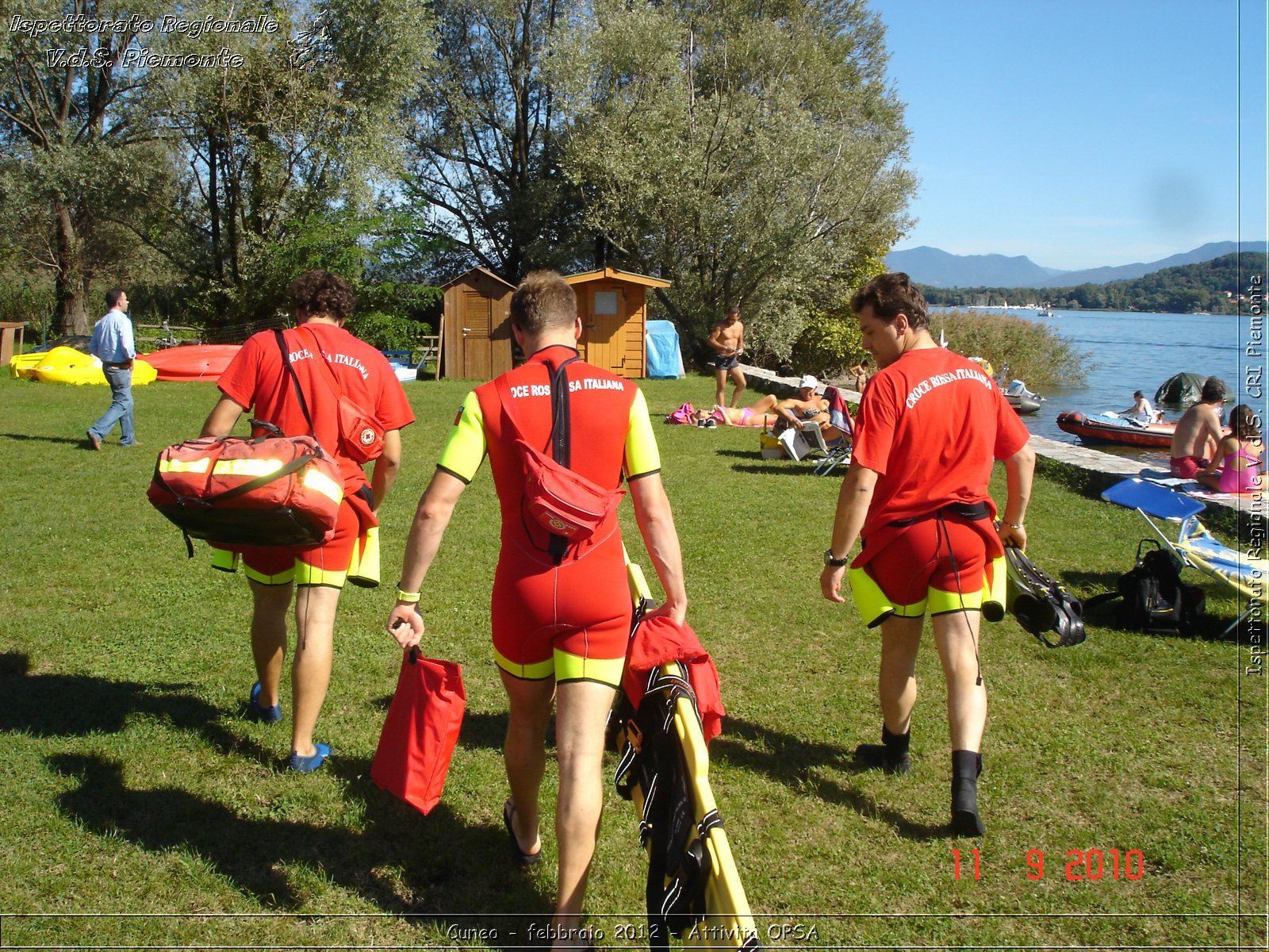 Cuneo - febbraio 2012 - Attivit OPSA - Croce Rossa Italiana - Ispettorato Regionale Volontari del Soccorso Piemonte