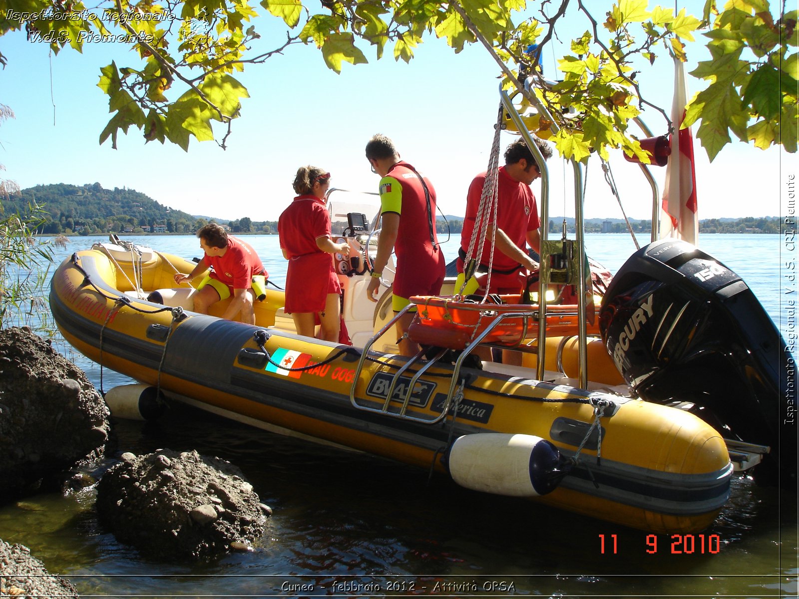 Cuneo - febbraio 2012 - Attivit OPSA - Croce Rossa Italiana - Ispettorato Regionale Volontari del Soccorso Piemonte