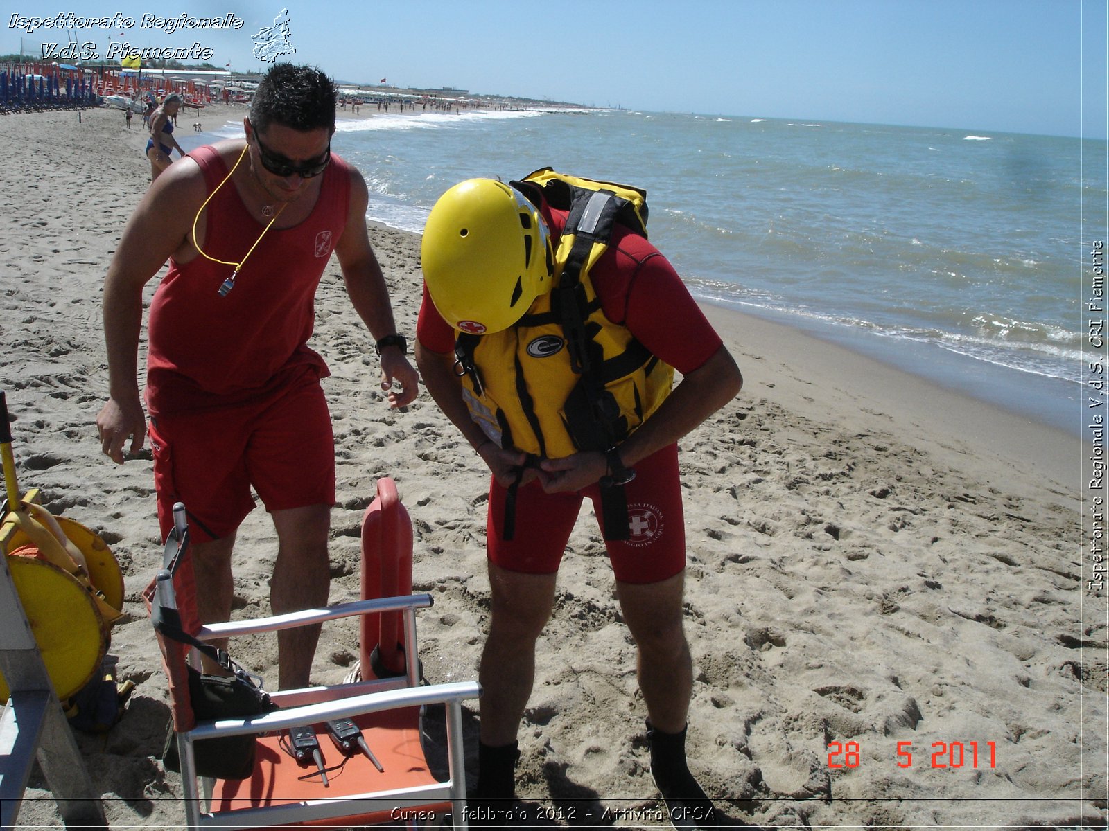 Cuneo - febbraio 2012 - Attivit OPSA - Croce Rossa Italiana - Ispettorato Regionale Volontari del Soccorso Piemonte