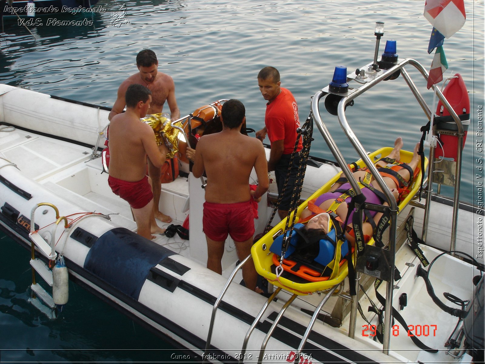 Cuneo - febbraio 2012 - Attivit OPSA - Croce Rossa Italiana - Ispettorato Regionale Volontari del Soccorso Piemonte