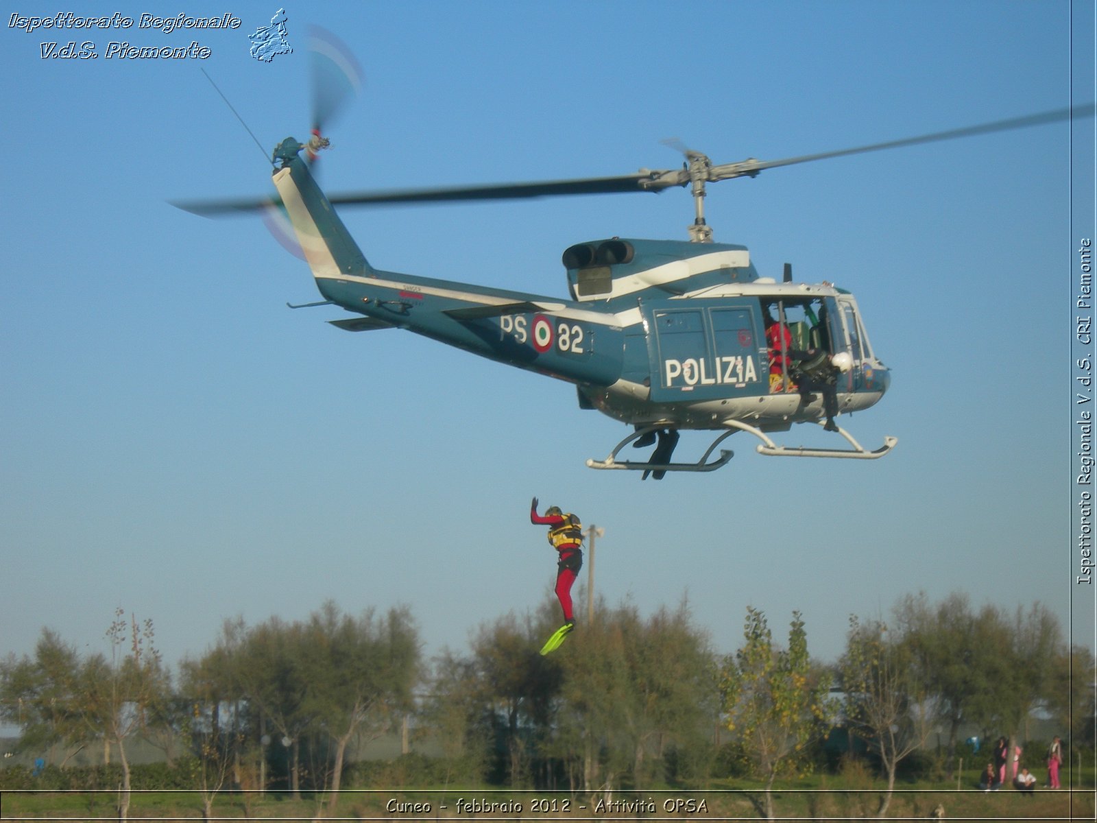 Cuneo - febbraio 2012 - Attivit OPSA - Croce Rossa Italiana - Ispettorato Regionale Volontari del Soccorso Piemonte