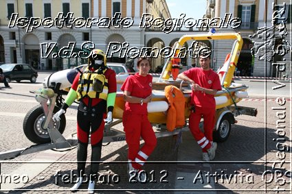 Cuneo - febbraio 2012 - Attivit OPSA - Croce Rossa Italiana - Ispettorato Regionale Volontari del Soccorso Piemonte