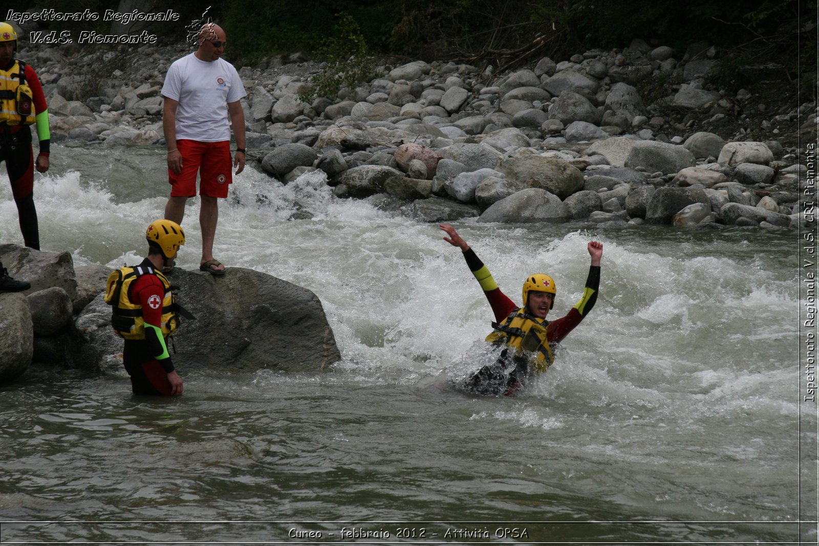 Cuneo - febbraio 2012 - Attivit OPSA - Croce Rossa Italiana - Ispettorato Regionale Volontari del Soccorso Piemonte