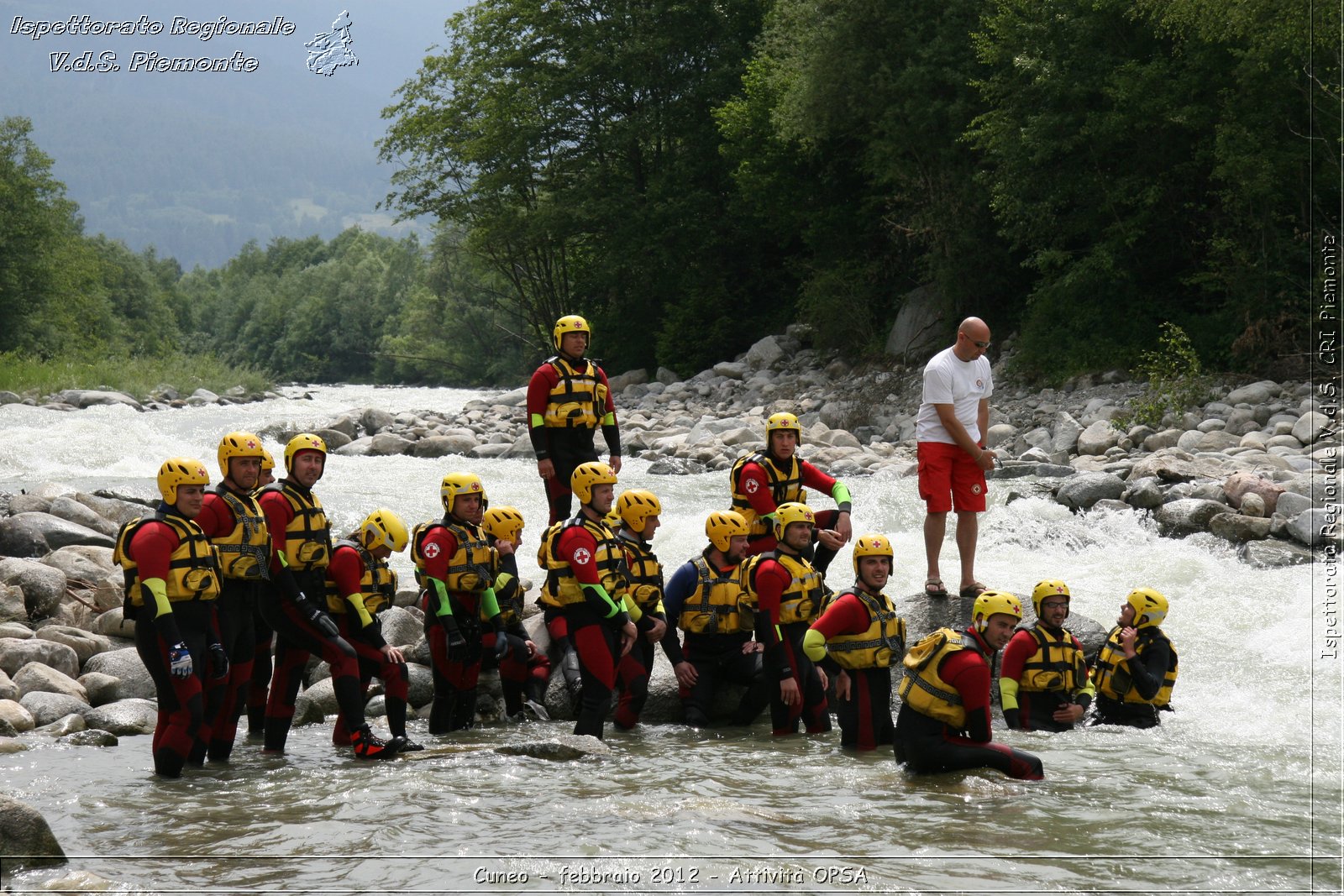 Cuneo - febbraio 2012 - Attivit OPSA - Croce Rossa Italiana - Ispettorato Regionale Volontari del Soccorso Piemonte