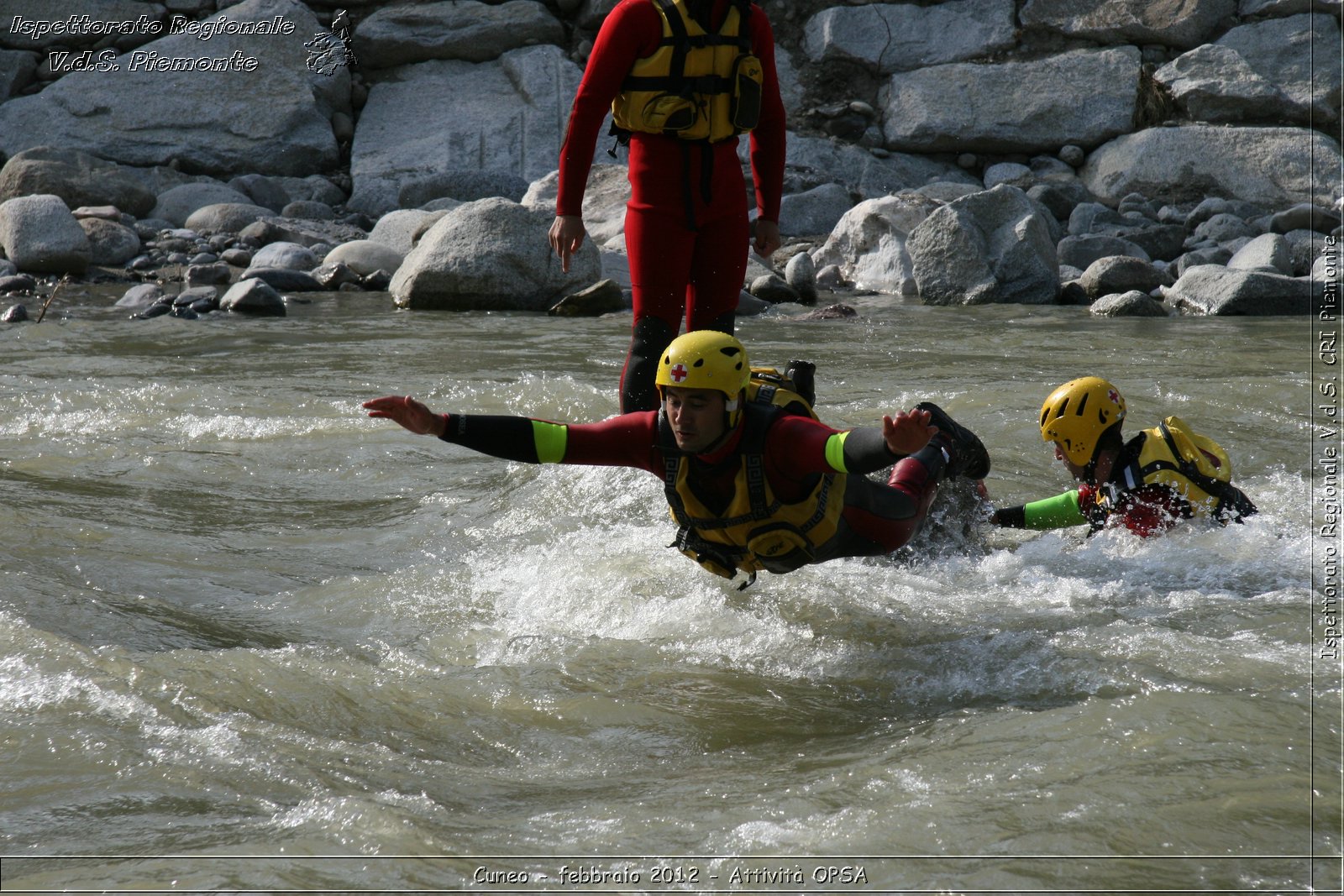 Cuneo - febbraio 2012 - Attivit OPSA - Croce Rossa Italiana - Ispettorato Regionale Volontari del Soccorso Piemonte