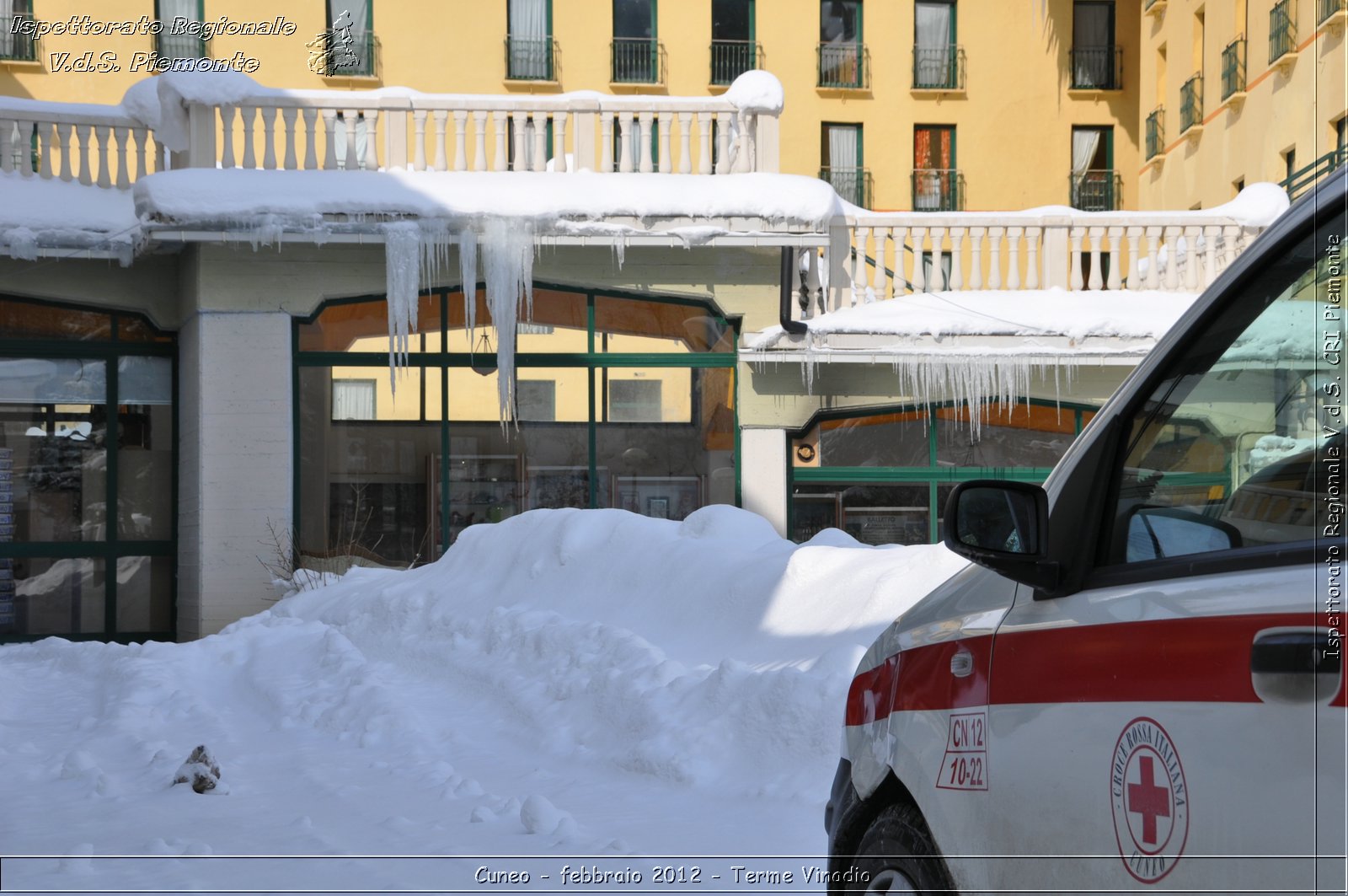 Cuneo - febbraio 2012 - Terme Vinadio - Croce Rossa Italiana - Ispettorato Regionale Volontari del Soccorso Piemonte