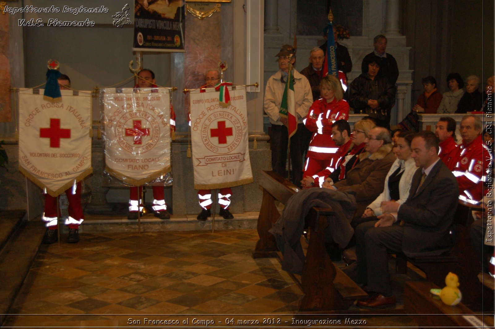 San Francesco al Campo - 04 marzo 2012 - Inaugurazione Mezzo  - Croce Rossa Italiana - Ispettorato Regionale Volontari del Soccorso Piemonte