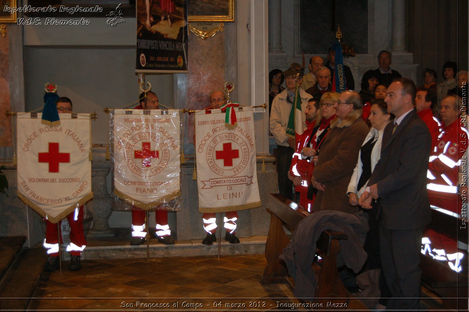 San Francesco al Campo - 04 marzo 2012 - Inaugurazione Mezzo  - Croce Rossa Italiana - Ispettorato Regionale Volontari del Soccorso Piemonte