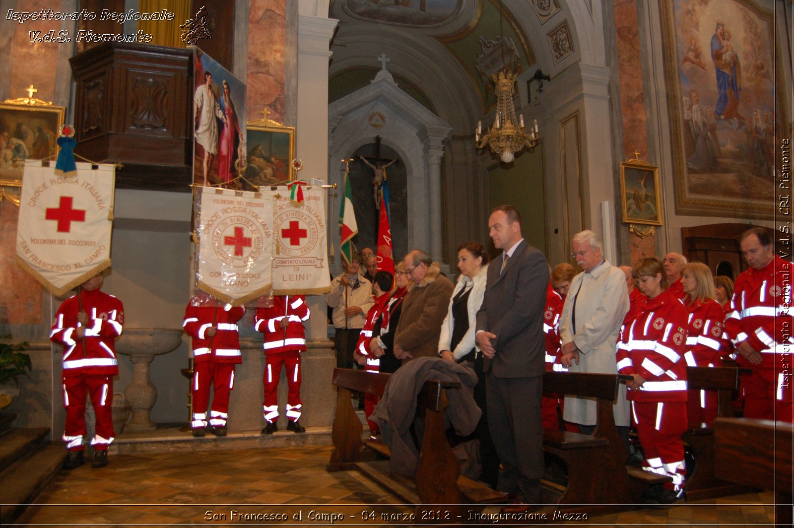 San Francesco al Campo - 04 marzo 2012 - Inaugurazione Mezzo  - Croce Rossa Italiana - Ispettorato Regionale Volontari del Soccorso Piemonte