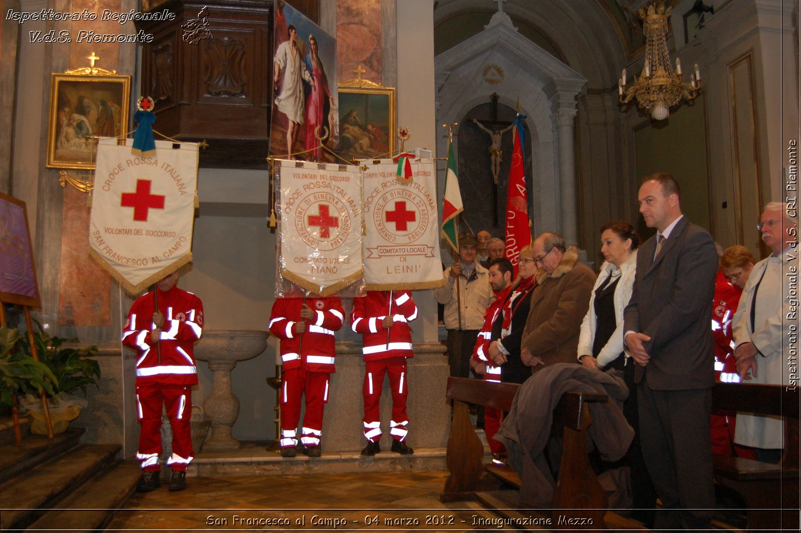 San Francesco al Campo - 04 marzo 2012 - Inaugurazione Mezzo  - Croce Rossa Italiana - Ispettorato Regionale Volontari del Soccorso Piemonte