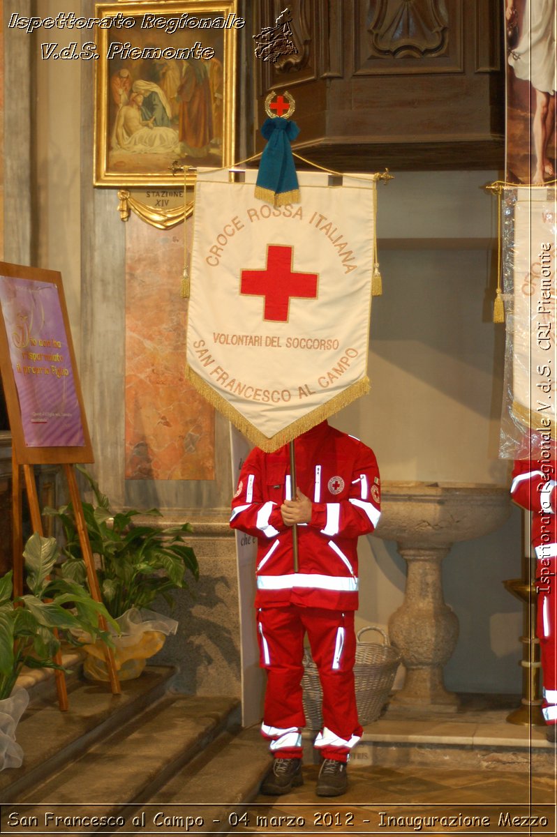 San Francesco al Campo - 04 marzo 2012 - Inaugurazione Mezzo  - Croce Rossa Italiana - Ispettorato Regionale Volontari del Soccorso Piemonte