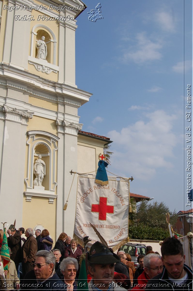 San Francesco al Campo - 04 marzo 2012 - Inaugurazione Mezzo  - Croce Rossa Italiana - Ispettorato Regionale Volontari del Soccorso Piemonte