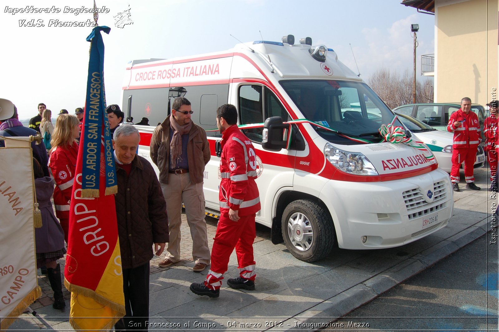 San Francesco al Campo - 04 marzo 2012 - Inaugurazione Mezzo  - Croce Rossa Italiana - Ispettorato Regionale Volontari del Soccorso Piemonte