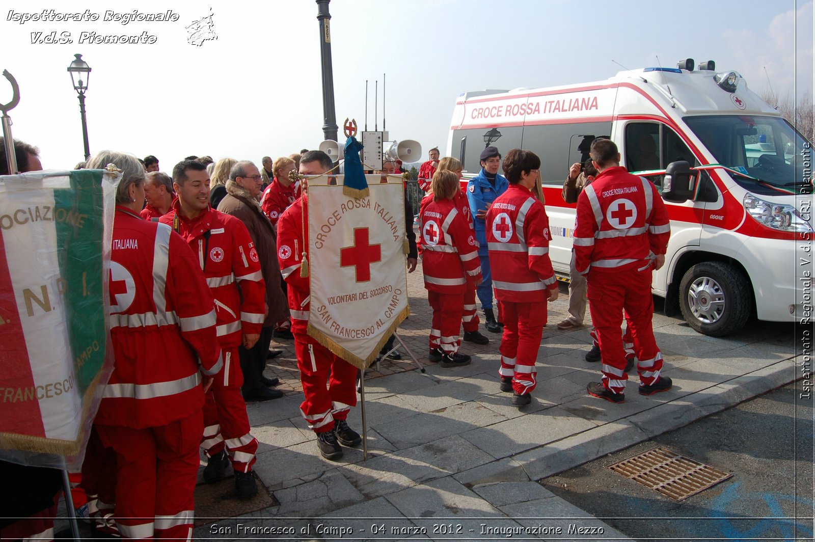 San Francesco al Campo - 04 marzo 2012 - Inaugurazione Mezzo  - Croce Rossa Italiana - Ispettorato Regionale Volontari del Soccorso Piemonte