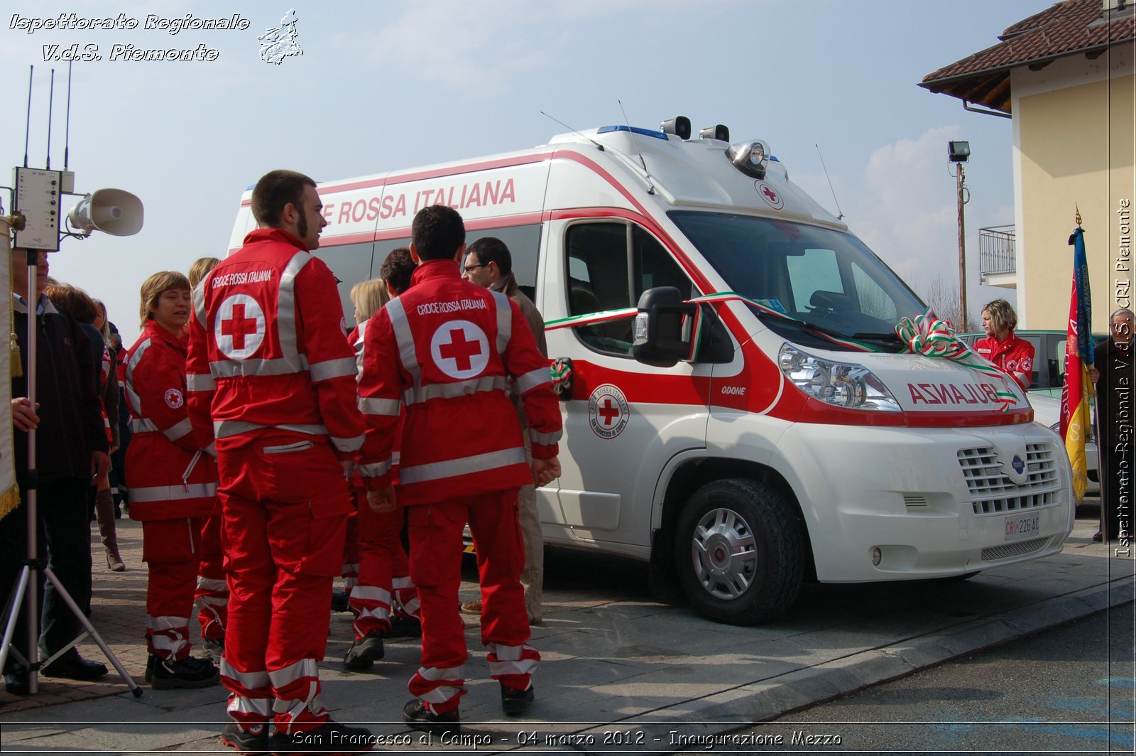 San Francesco al Campo - 04 marzo 2012 - Inaugurazione Mezzo  - Croce Rossa Italiana - Ispettorato Regionale Volontari del Soccorso Piemonte