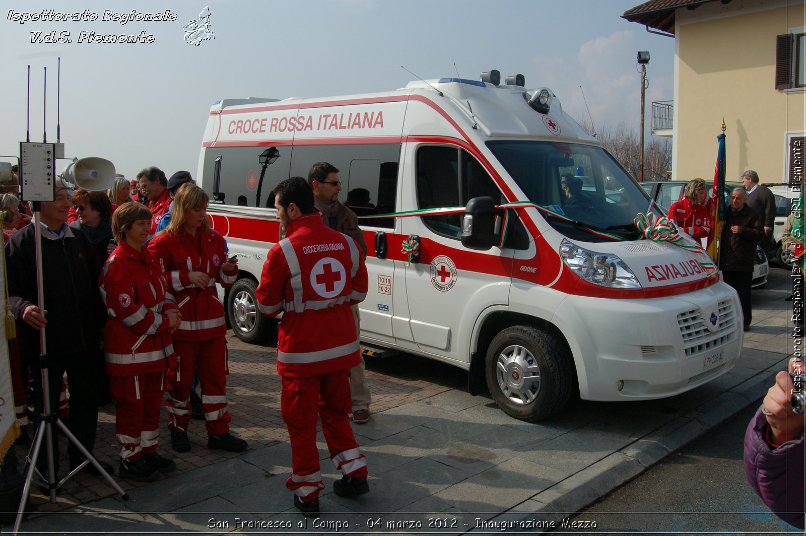 San Francesco al Campo - 04 marzo 2012 - Inaugurazione Mezzo  - Croce Rossa Italiana - Ispettorato Regionale Volontari del Soccorso Piemonte