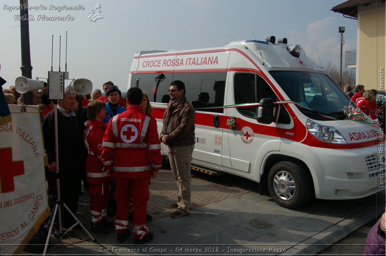 San Francesco al Campo - 04 marzo 2012 - Inaugurazione Mezzo  - Croce Rossa Italiana - Ispettorato Regionale Volontari del Soccorso Piemonte