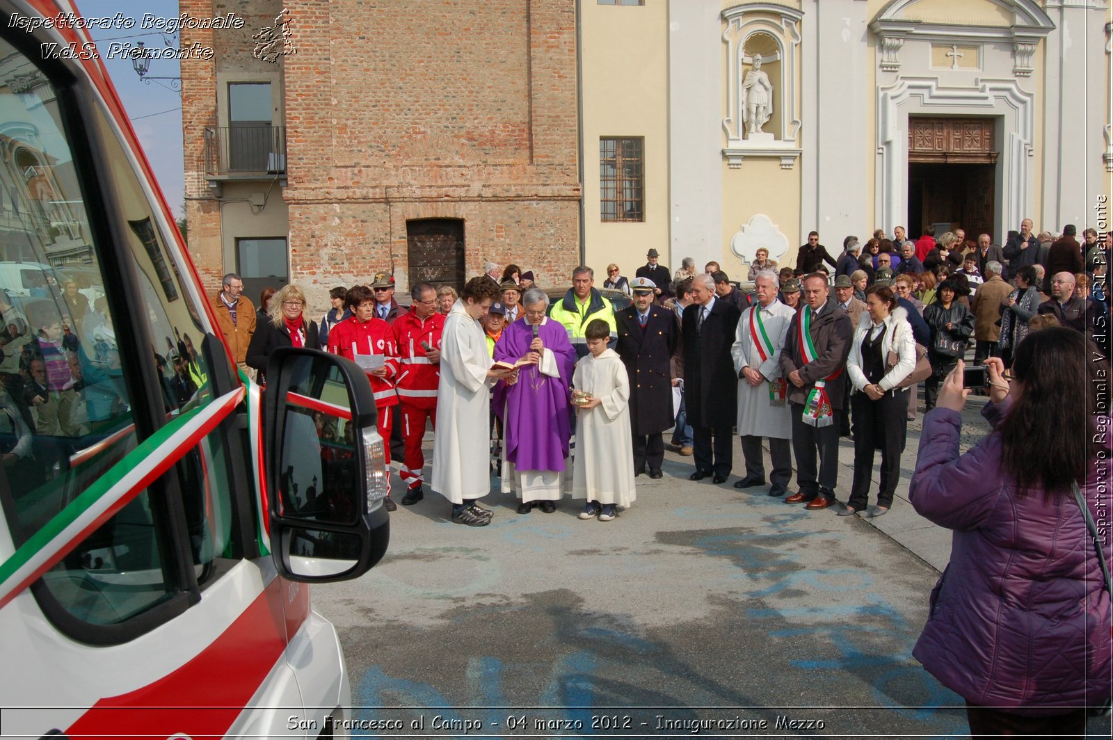 San Francesco al Campo - 04 marzo 2012 - Inaugurazione Mezzo  - Croce Rossa Italiana - Ispettorato Regionale Volontari del Soccorso Piemonte