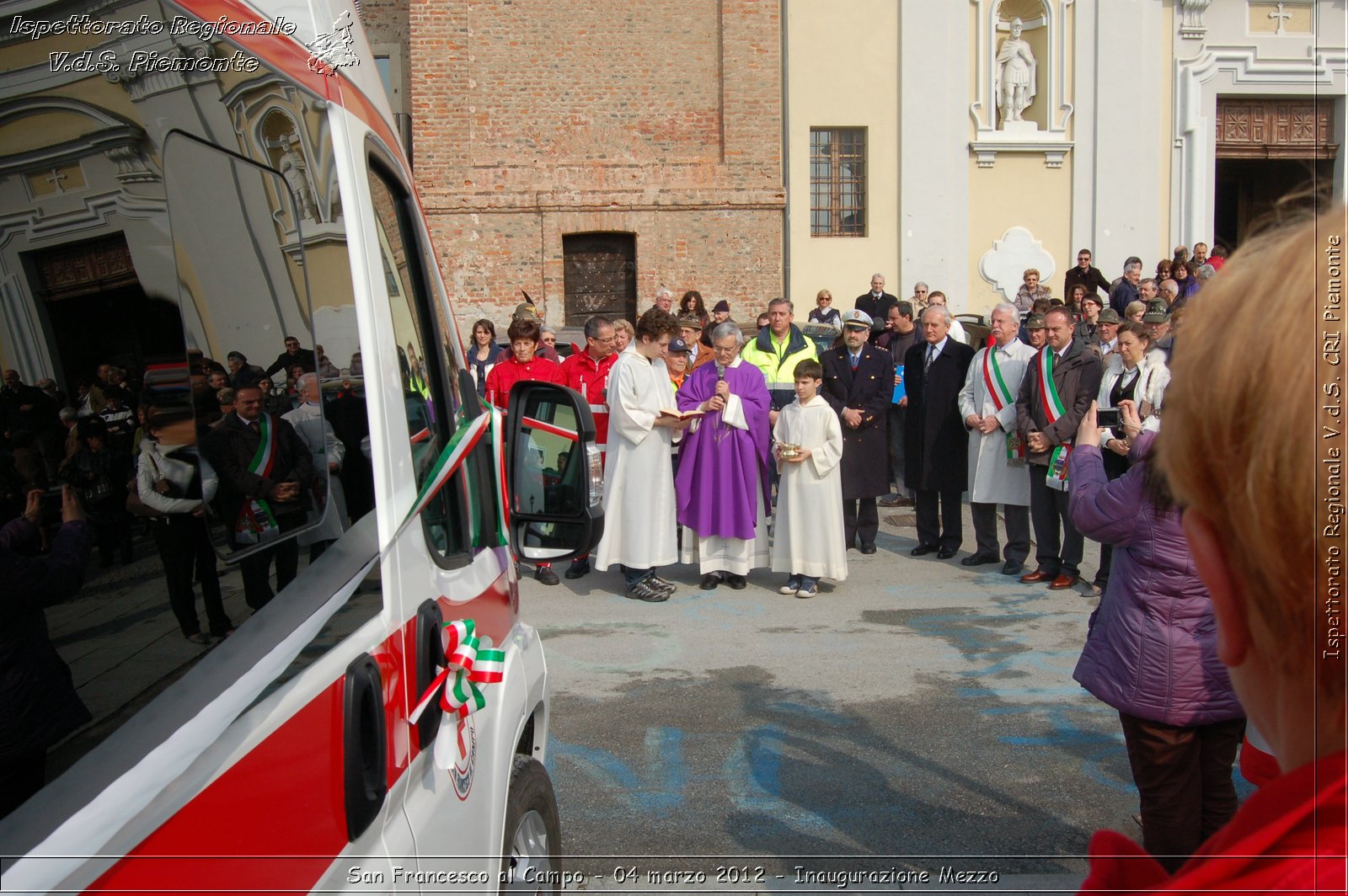 San Francesco al Campo - 04 marzo 2012 - Inaugurazione Mezzo  - Croce Rossa Italiana - Ispettorato Regionale Volontari del Soccorso Piemonte