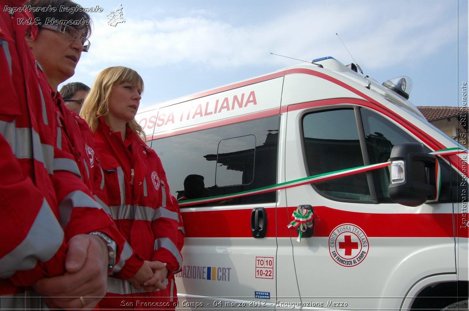 San Francesco al Campo - 04 marzo 2012 - Inaugurazione Mezzo  - Croce Rossa Italiana - Ispettorato Regionale Volontari del Soccorso Piemonte