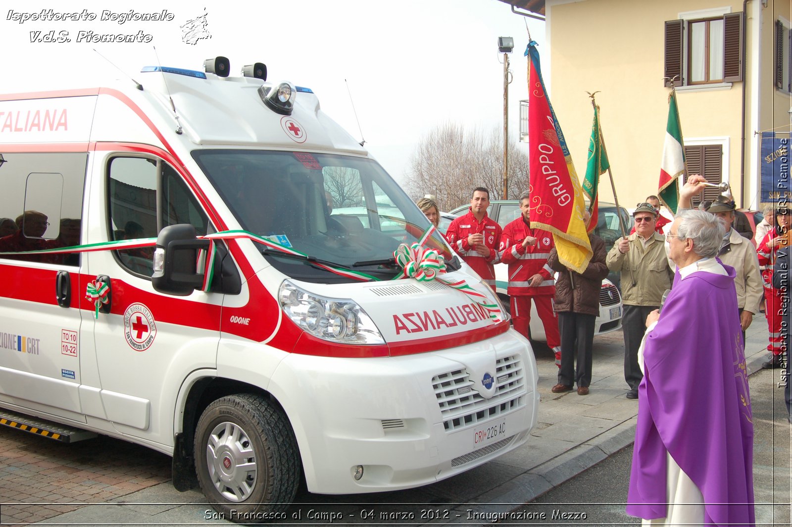 San Francesco al Campo - 04 marzo 2012 - Inaugurazione Mezzo  - Croce Rossa Italiana - Ispettorato Regionale Volontari del Soccorso Piemonte