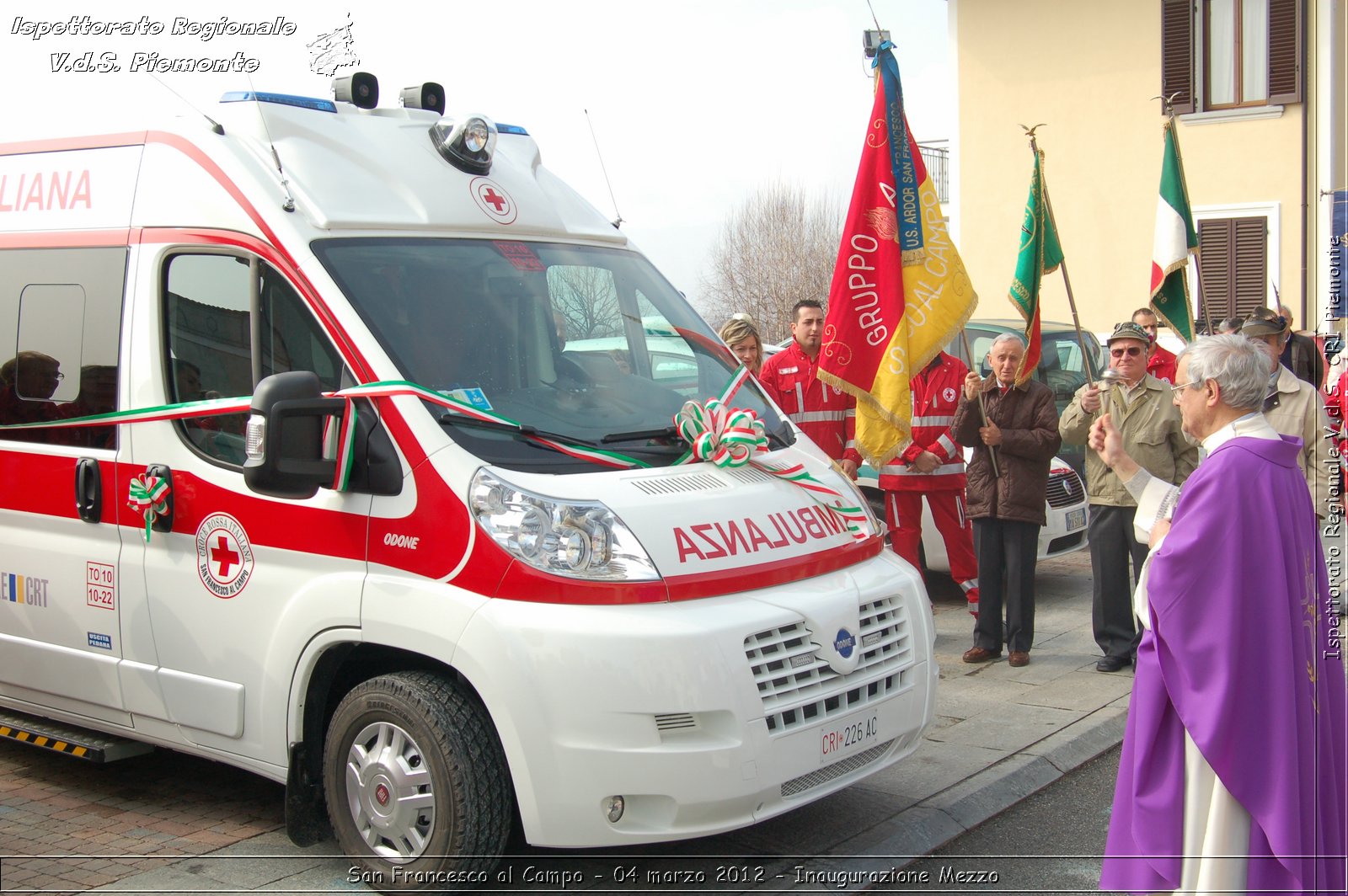 San Francesco al Campo - 04 marzo 2012 - Inaugurazione Mezzo  - Croce Rossa Italiana - Ispettorato Regionale Volontari del Soccorso Piemonte