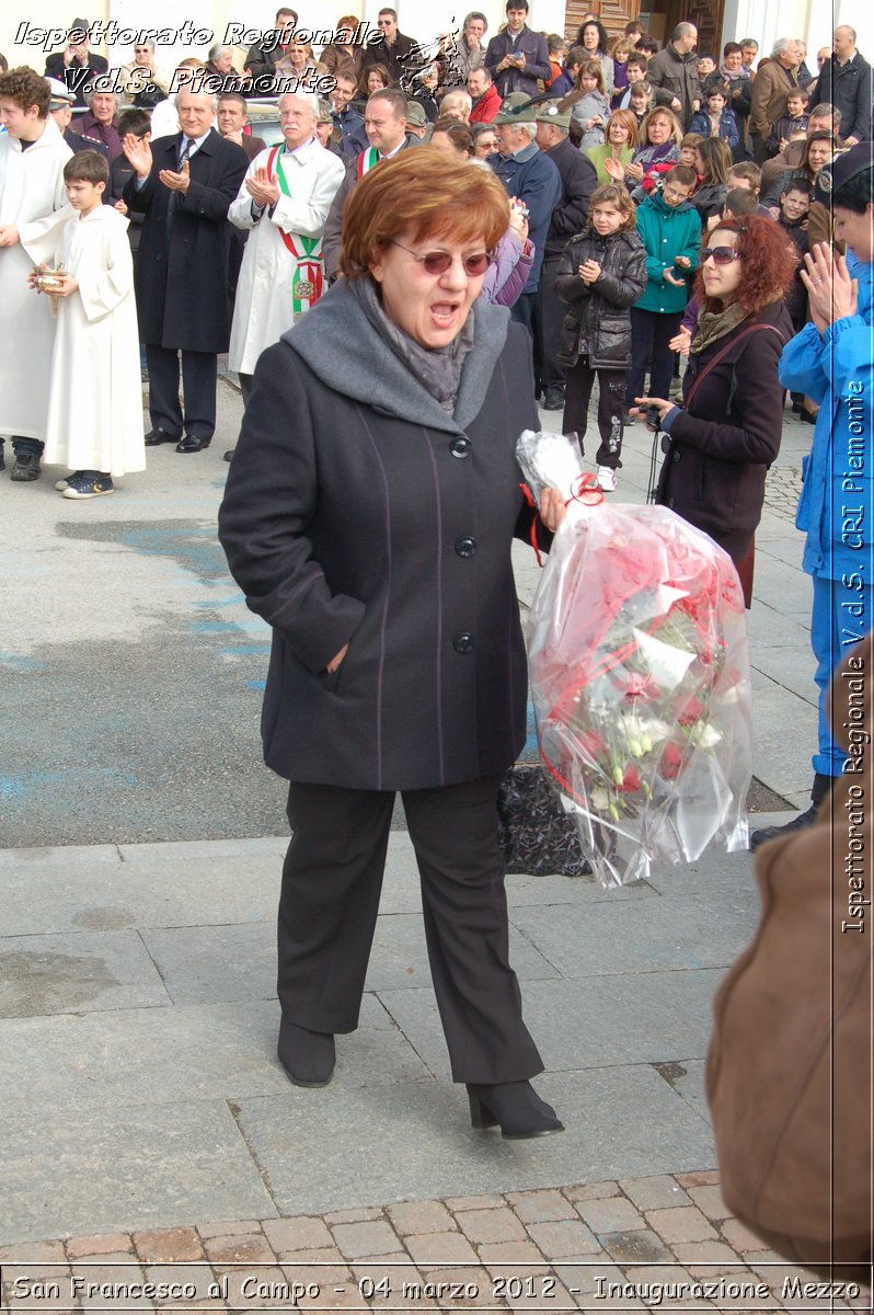 San Francesco al Campo - 04 marzo 2012 - Inaugurazione Mezzo  - Croce Rossa Italiana - Ispettorato Regionale Volontari del Soccorso Piemonte