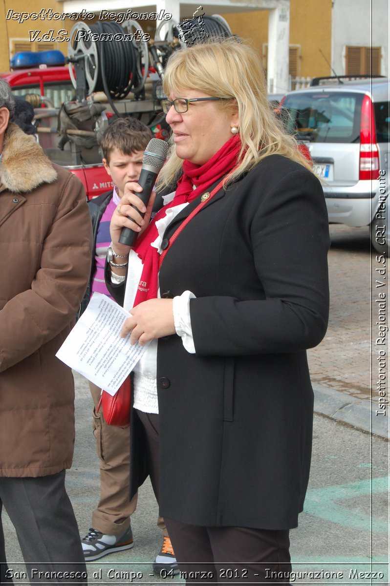 San Francesco al Campo - 04 marzo 2012 - Inaugurazione Mezzo  - Croce Rossa Italiana - Ispettorato Regionale Volontari del Soccorso Piemonte