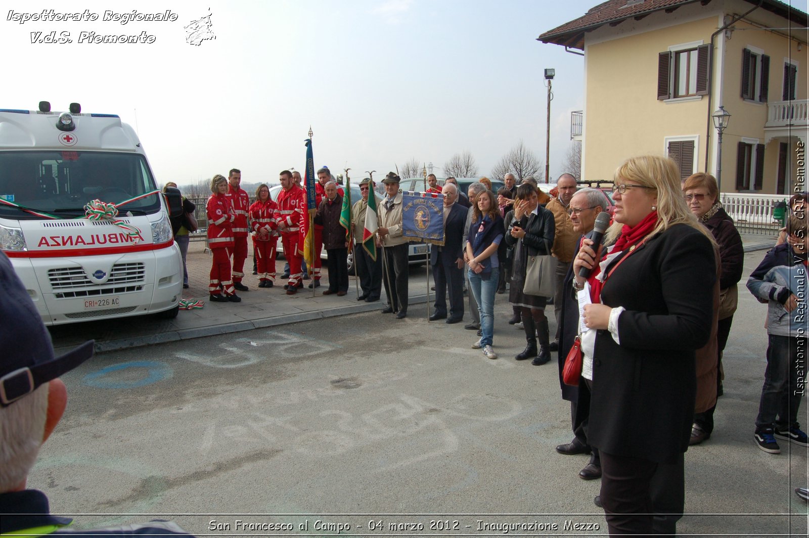 San Francesco al Campo - 04 marzo 2012 - Inaugurazione Mezzo  - Croce Rossa Italiana - Ispettorato Regionale Volontari del Soccorso Piemonte