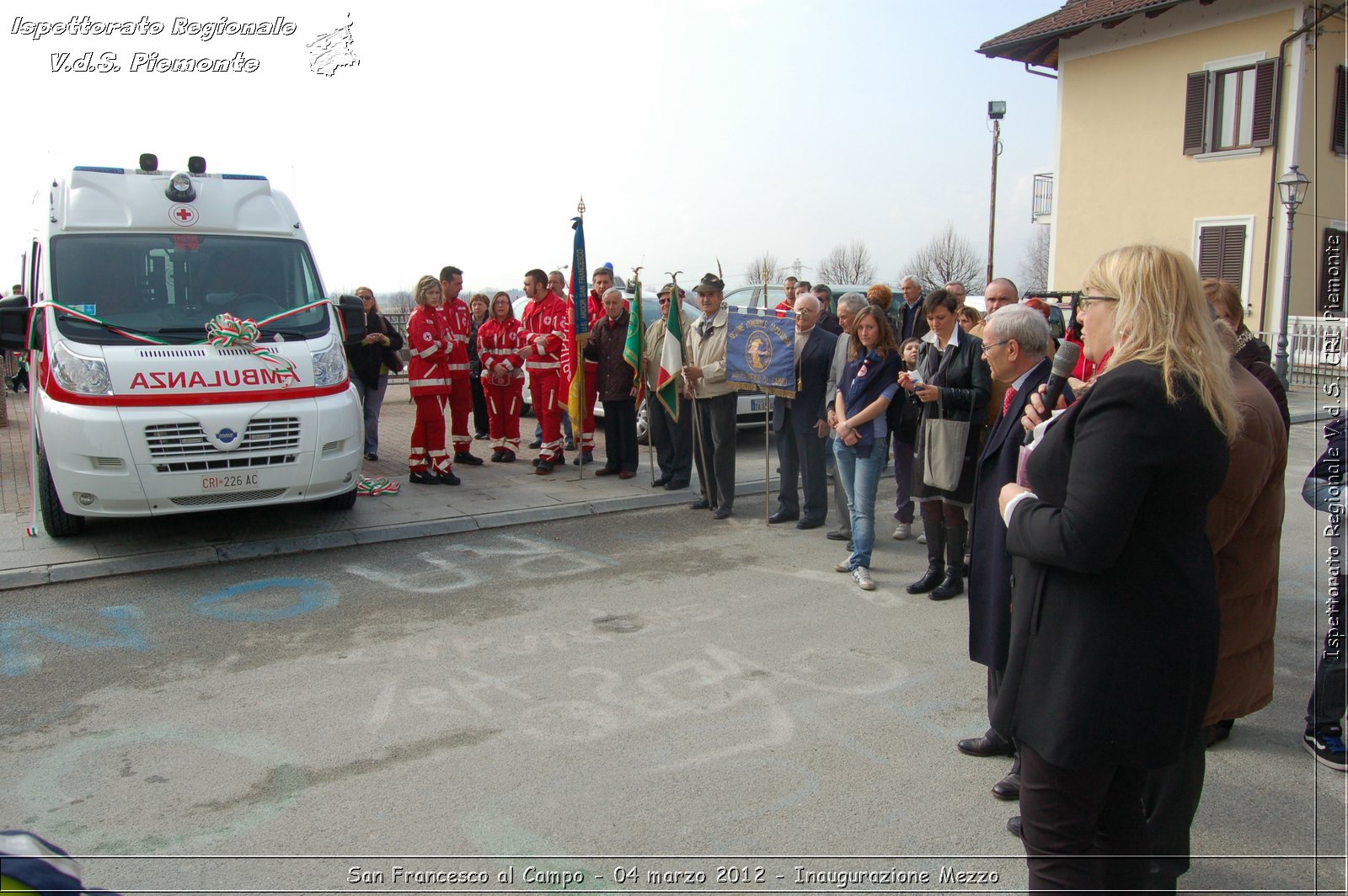 San Francesco al Campo - 04 marzo 2012 - Inaugurazione Mezzo  - Croce Rossa Italiana - Ispettorato Regionale Volontari del Soccorso Piemonte