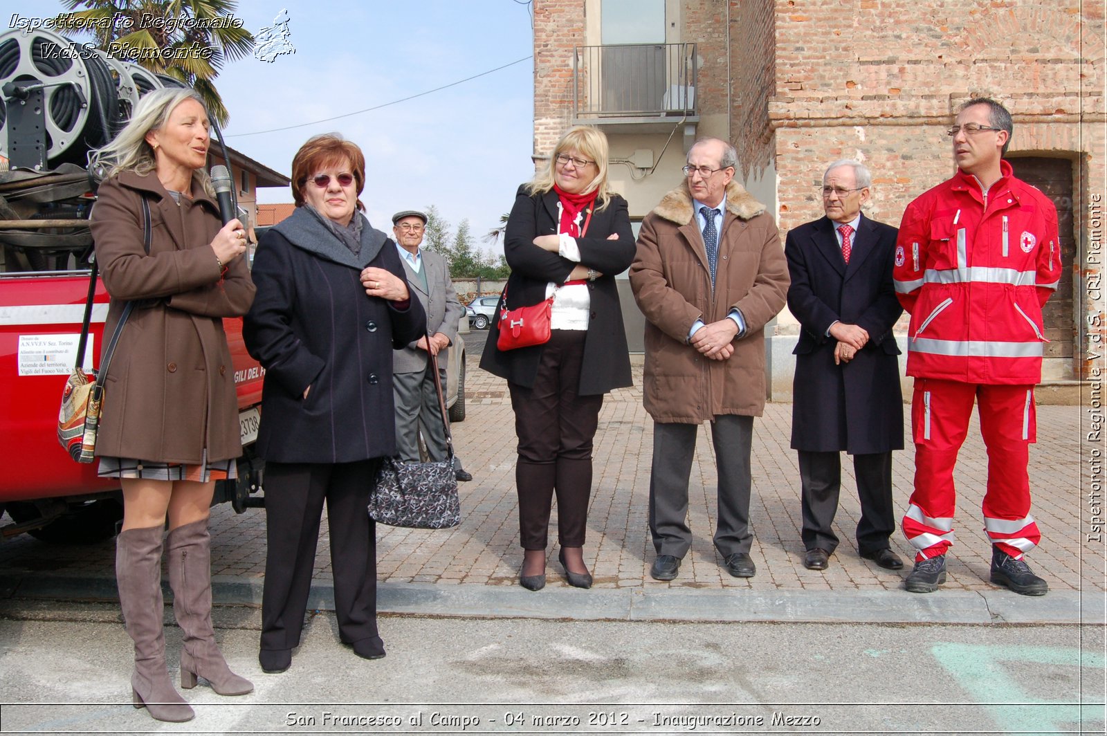 San Francesco al Campo - 04 marzo 2012 - Inaugurazione Mezzo  - Croce Rossa Italiana - Ispettorato Regionale Volontari del Soccorso Piemonte