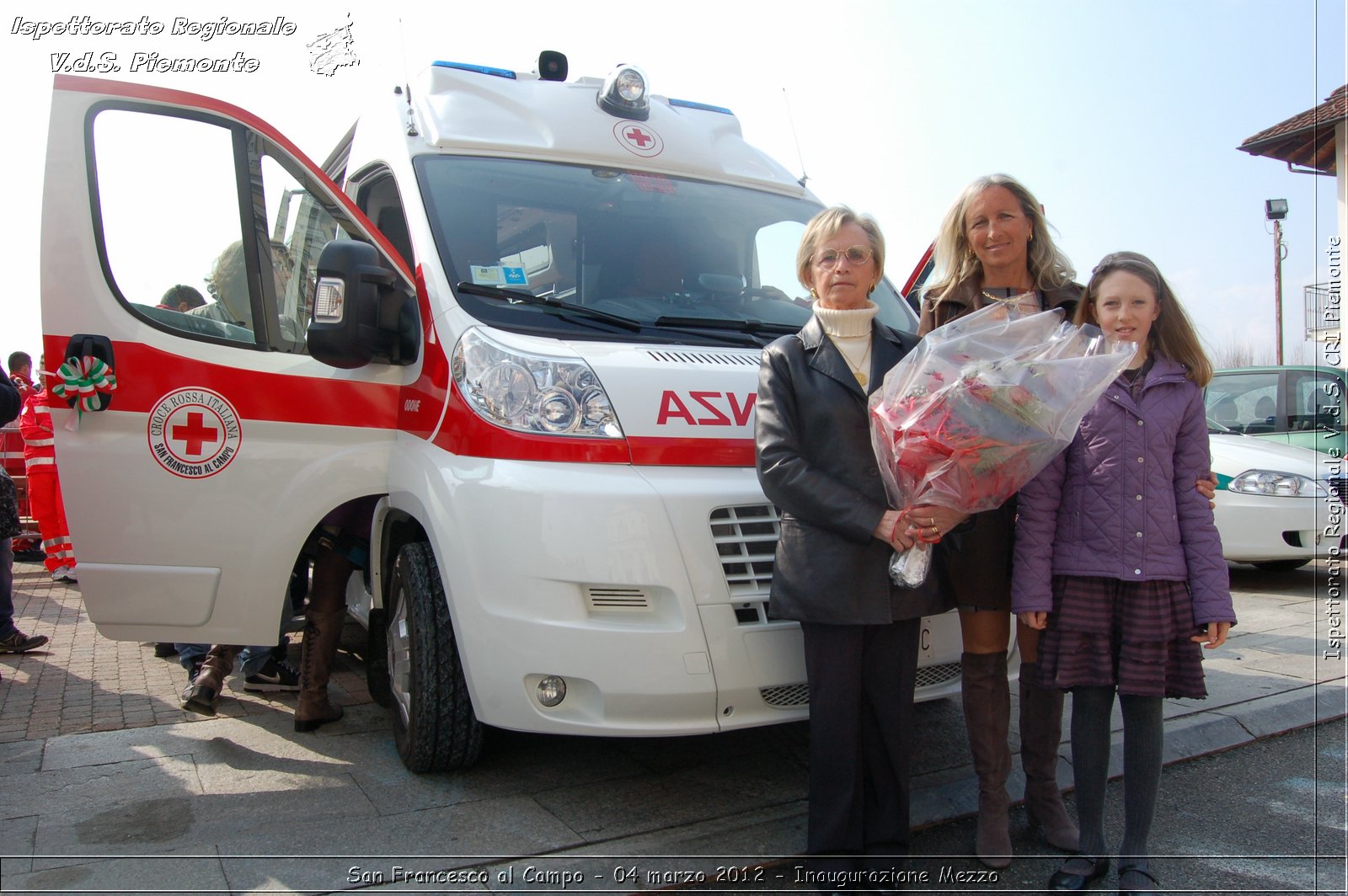 San Francesco al Campo - 04 marzo 2012 - Inaugurazione Mezzo  - Croce Rossa Italiana - Ispettorato Regionale Volontari del Soccorso Piemonte