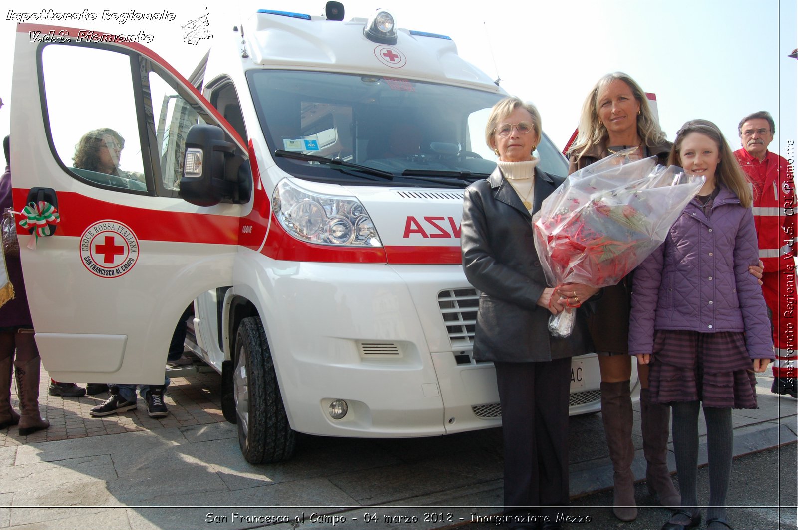 San Francesco al Campo - 04 marzo 2012 - Inaugurazione Mezzo  - Croce Rossa Italiana - Ispettorato Regionale Volontari del Soccorso Piemonte