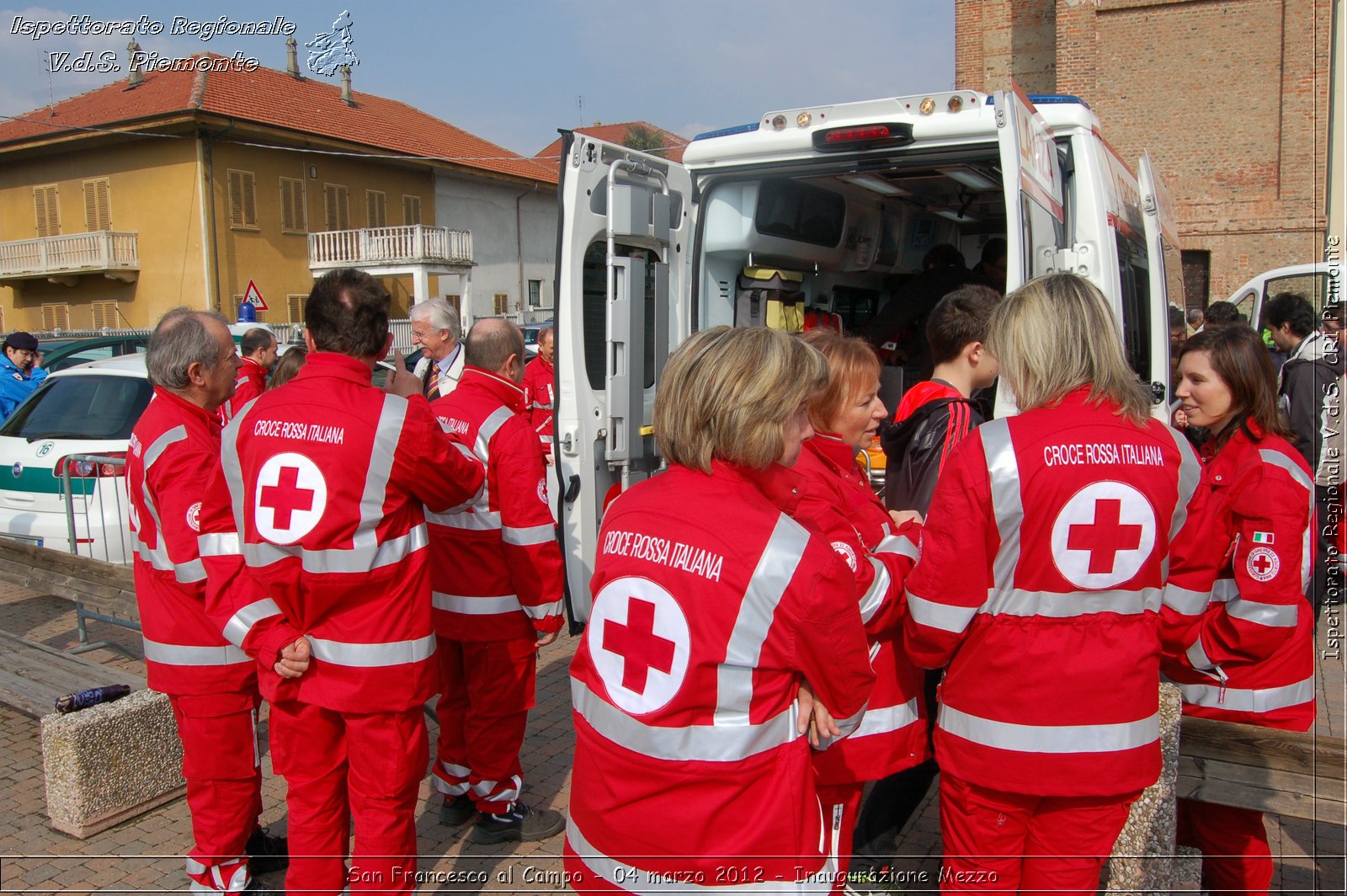 San Francesco al Campo - 04 marzo 2012 - Inaugurazione Mezzo  - Croce Rossa Italiana - Ispettorato Regionale Volontari del Soccorso Piemonte