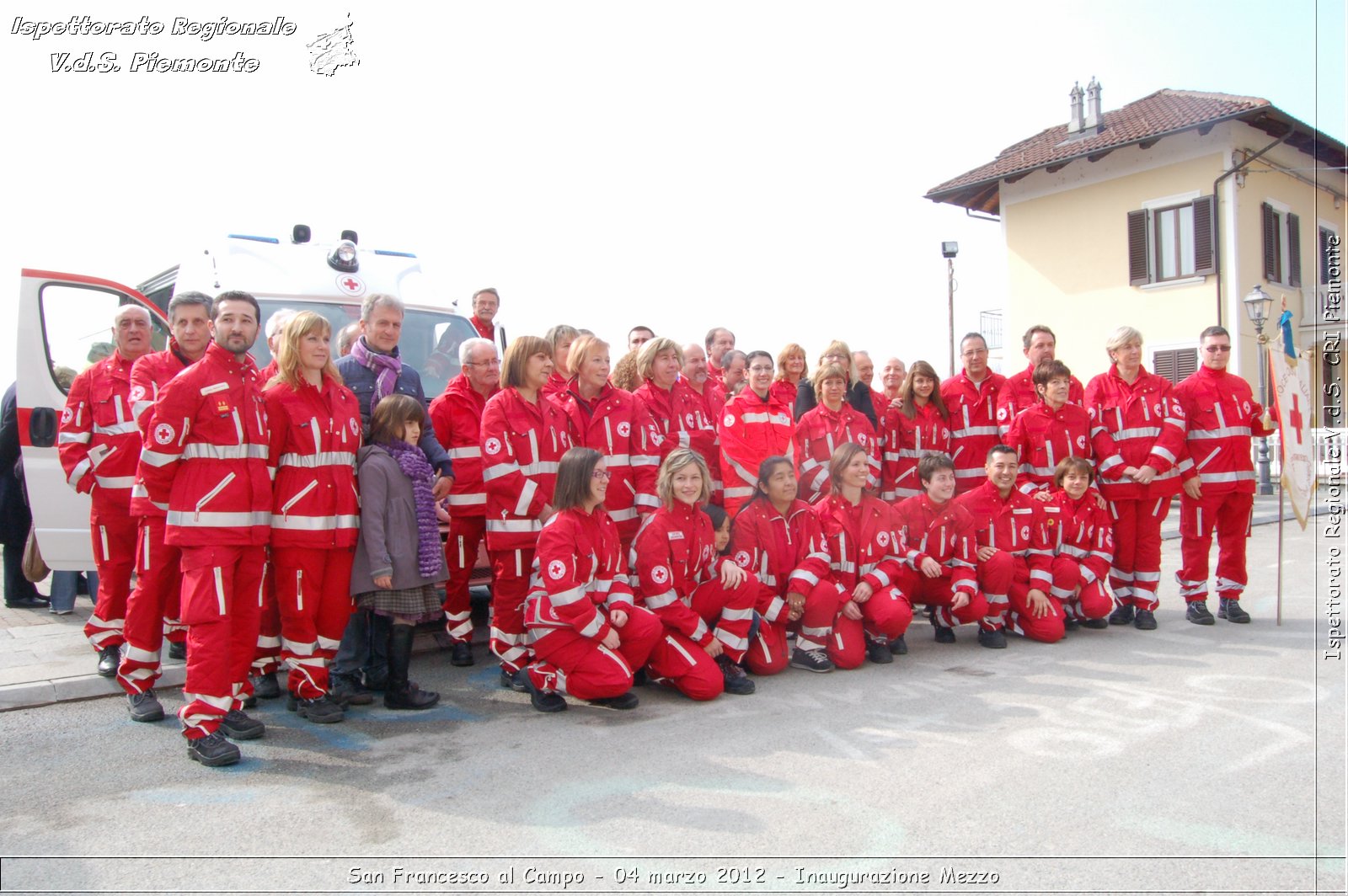 San Francesco al Campo - 04 marzo 2012 - Inaugurazione Mezzo  - Croce Rossa Italiana - Ispettorato Regionale Volontari del Soccorso Piemonte