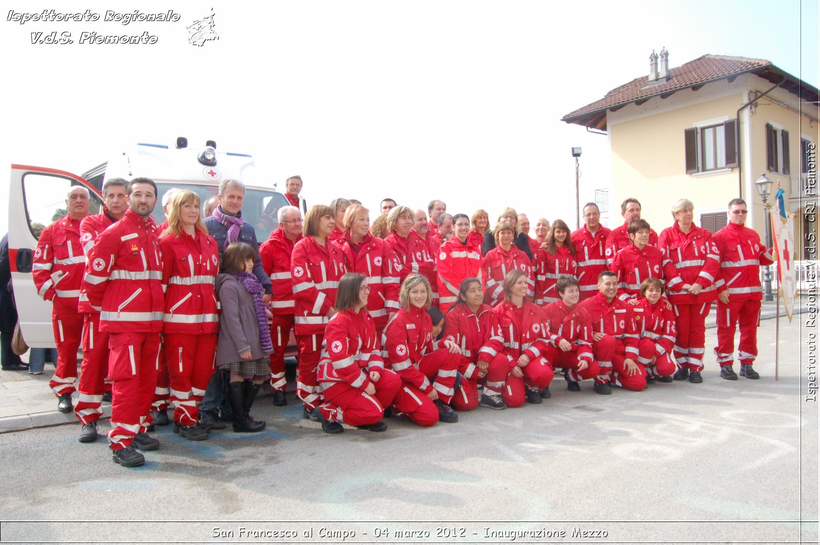 San Francesco al Campo - 04 marzo 2012 - Inaugurazione Mezzo  - Croce Rossa Italiana - Ispettorato Regionale Volontari del Soccorso Piemonte