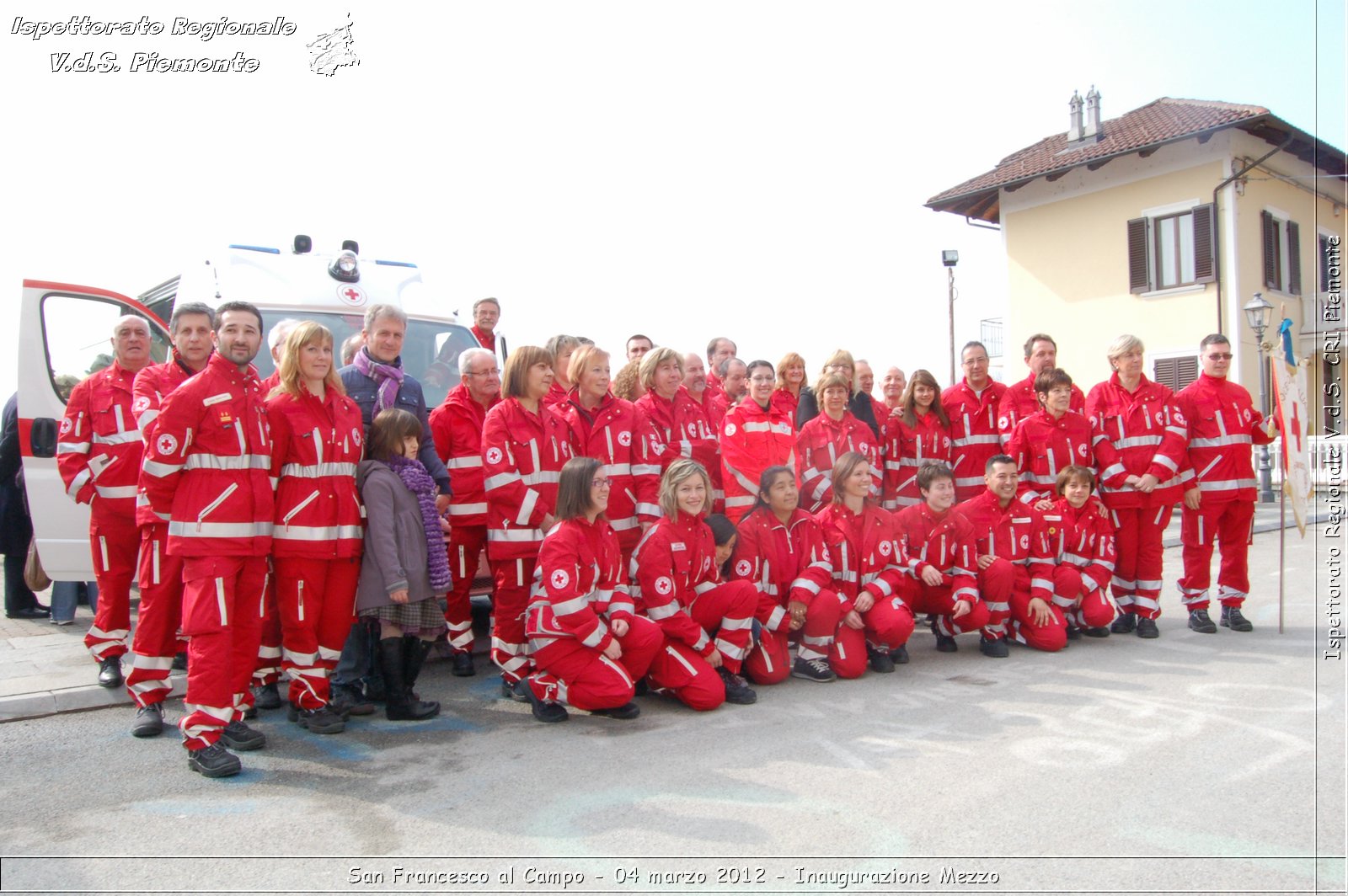 San Francesco al Campo - 04 marzo 2012 - Inaugurazione Mezzo  - Croce Rossa Italiana - Ispettorato Regionale Volontari del Soccorso Piemonte